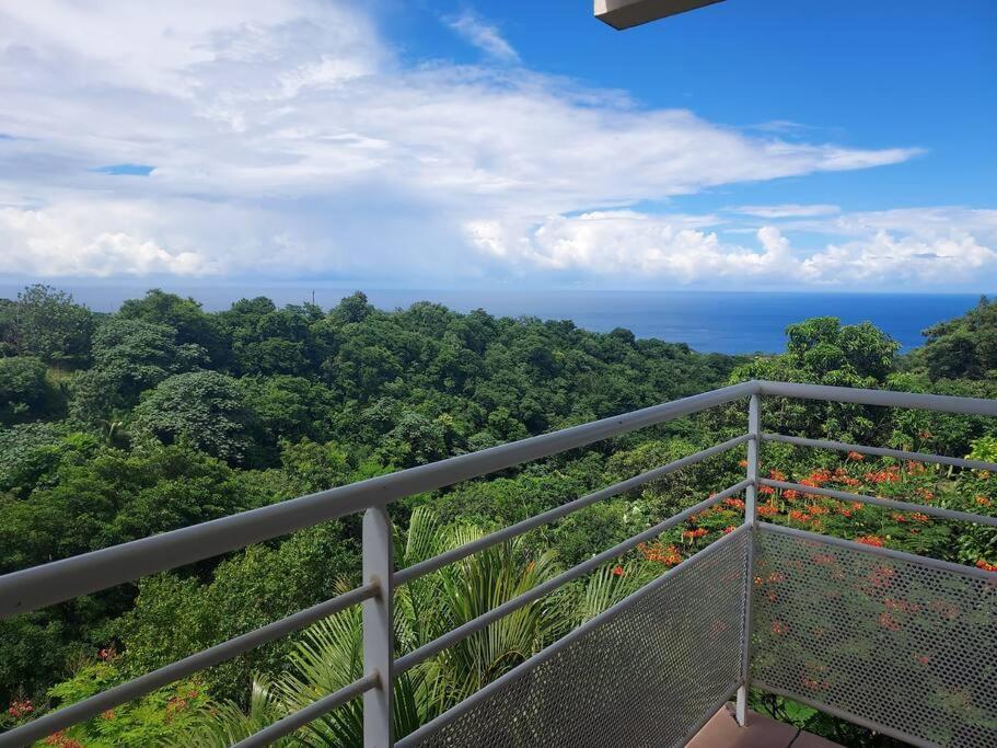 Grand Studio En Bas De Villa Avec Vue Sur Mer Au Carbet Le Carbet Eksteriør billede
